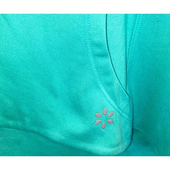 Nine West Sweater Women 2XL Cowl Neck Pullover Sweatshirt Tunic Turquoise Active - Picture 6 of 8